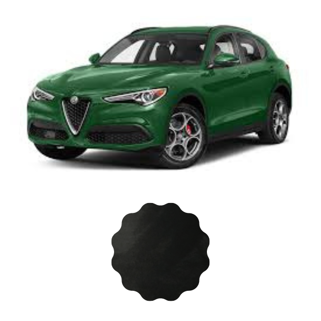 Revestimiento de techo de gamuza elástica compatible con Alfa Romeo Stelvio