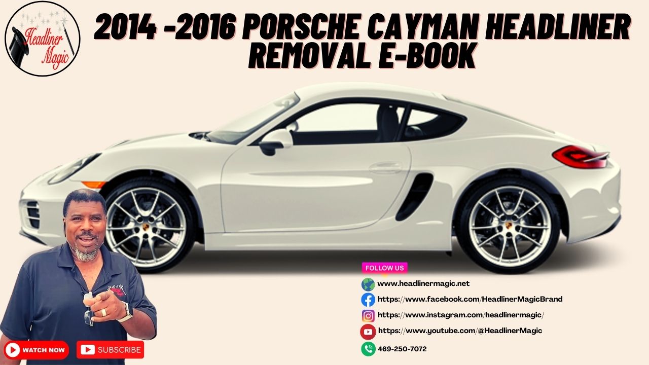 Material para el techo del PORSCHE CAYMAN