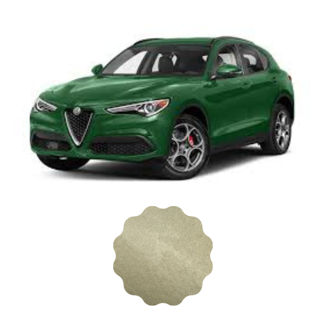 Revestimiento de techo de gamuza elástica compatible con Alfa Romeo Stelvio