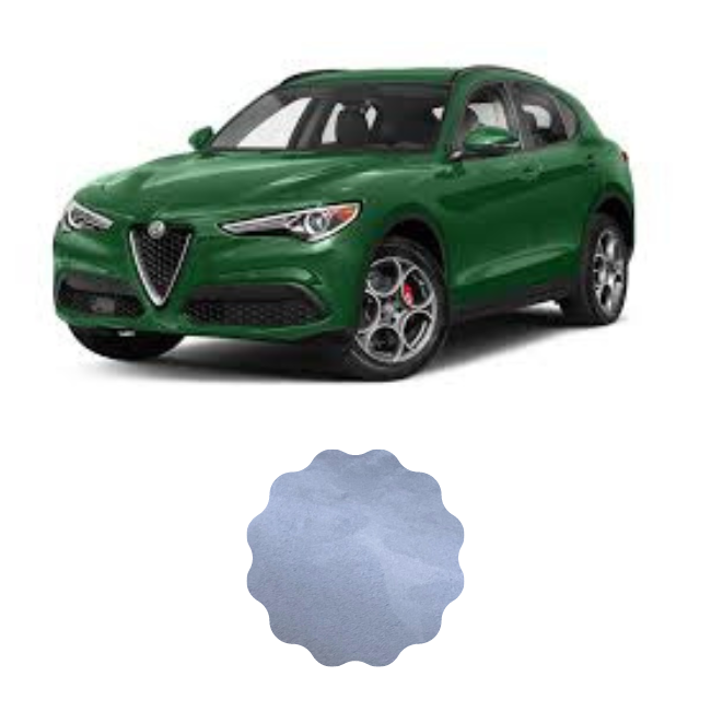 Revestimiento de techo de gamuza elástica compatible con Alfa Romeo Stelvio
