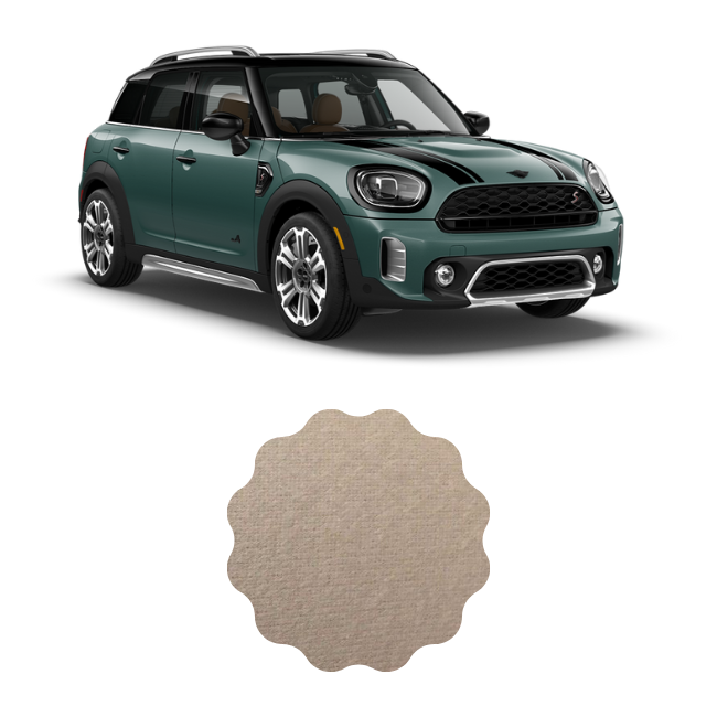 Headliner Fabric Material Fits Mini Cooper by Headliner Magic Lt Beige Tan