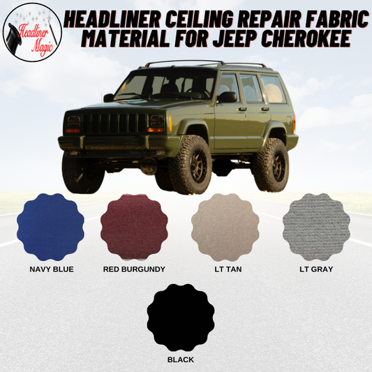 Headliner Material for JEEP CHEROKEE XJ BY Headliner Magic