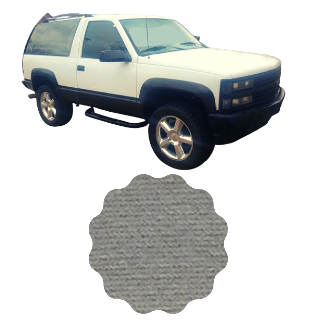 Material de tela para reparar el techo del techo de la Chevy K1500 Blazer en tamaño completo