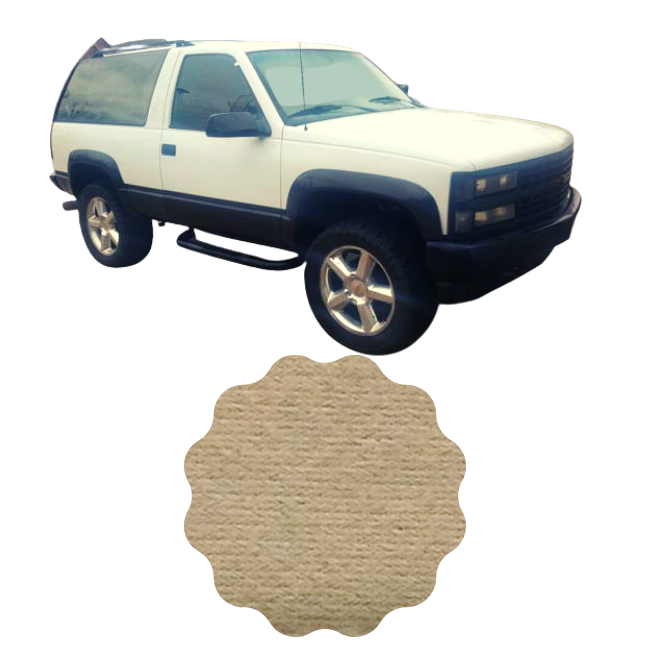 Material de tela para reparar el techo del techo de la Chevy K1500 Blazer en tamaño completo