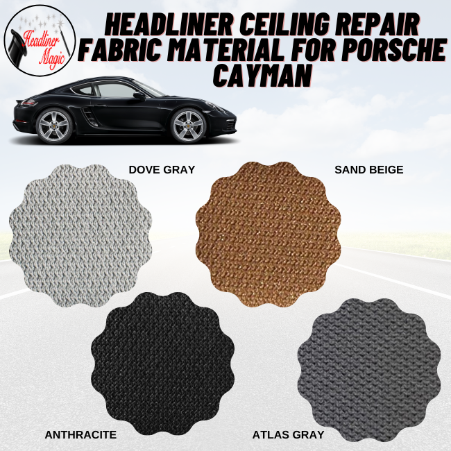 Material para el techo del PORSCHE CAYMAN