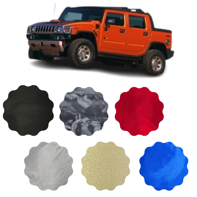 Material de tela de gamuza para el techo del Hummer H2
