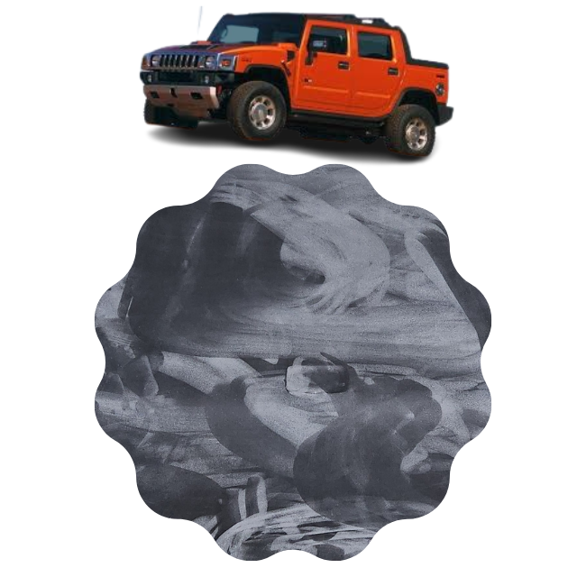 Material de tela de gamuza para el techo del Hummer H2