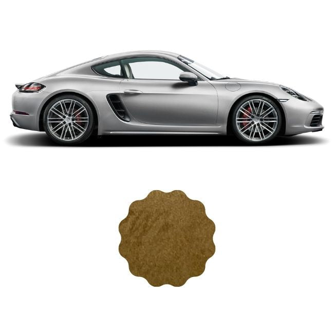 Material de tela de reparación de techo de gamuza elástica compatible con Porsche Cayman y Cayman S
