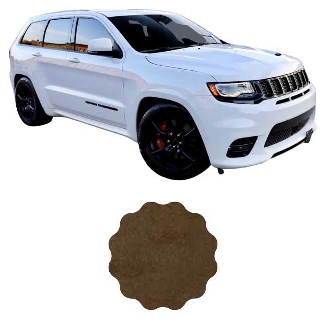 5 yardas de gamuza elástica con respaldo de espuma para Jeep Cherokee SRT