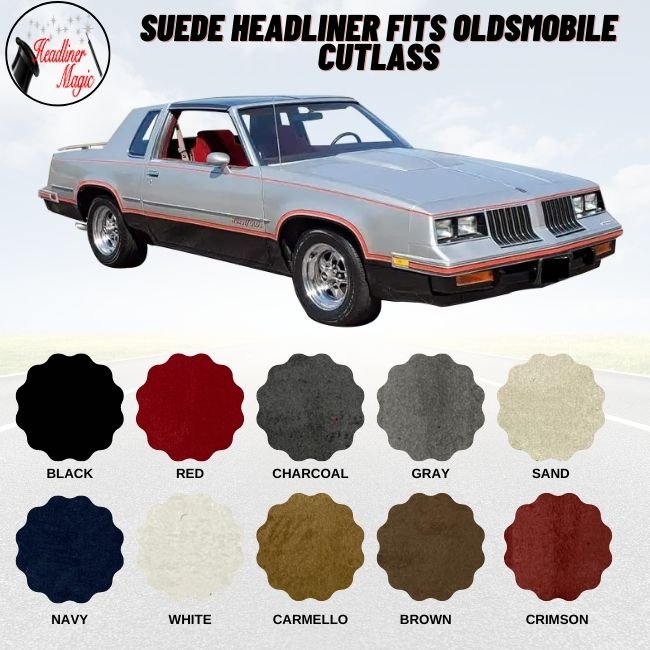 Suede Headliner Fits Oldsmobile Cutlass