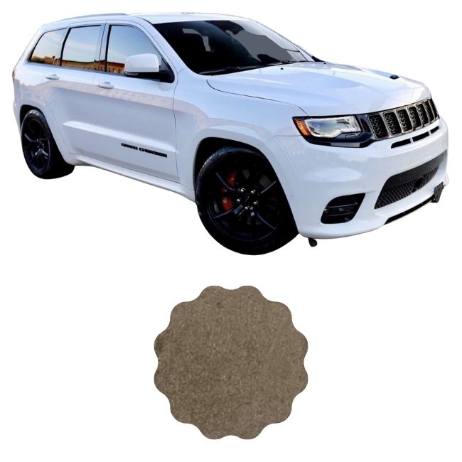 5 yardas de gamuza elástica con respaldo de espuma para Jeep Cherokee SRT