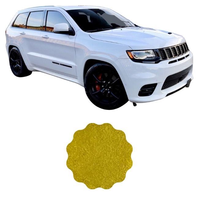 5 yardas de gamuza elástica con respaldo de espuma para Jeep Cherokee SRT