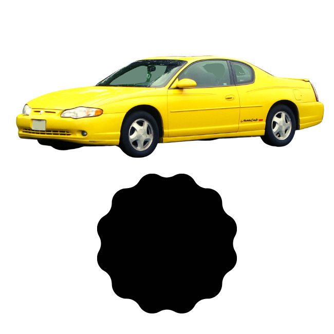 Material de tela para reparar el techo del techo de Chevy Monte Carlo 2000-2005