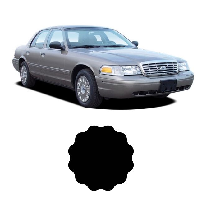 Revestimiento de gamuza elástica para el techo del Ford Crown Victoria