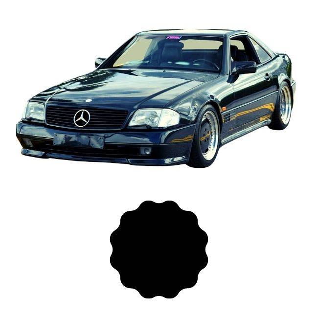 Material de gamuza para el tapizado del techo del Mercedes-Benz 500SL