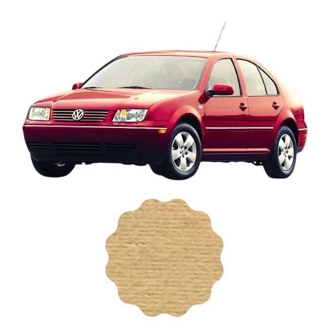 Material de tela para reparación de techo de automóvil compatible con VW JETTA hasta 2005
