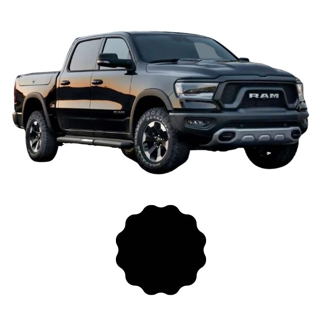 Material de revestimiento de gamuza elástica para camionetas Dodge Ram