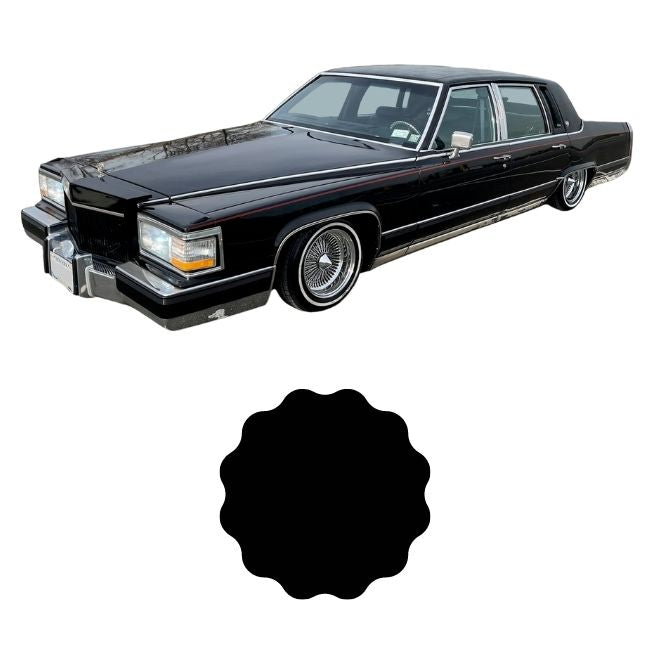 Material de revestimiento de techo de gamuza elástica compatible con Cadillac Brougham