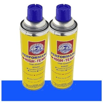 108" x 60" Stretch Suede Headliner With Foam Backing and 2 Spray Adhesive