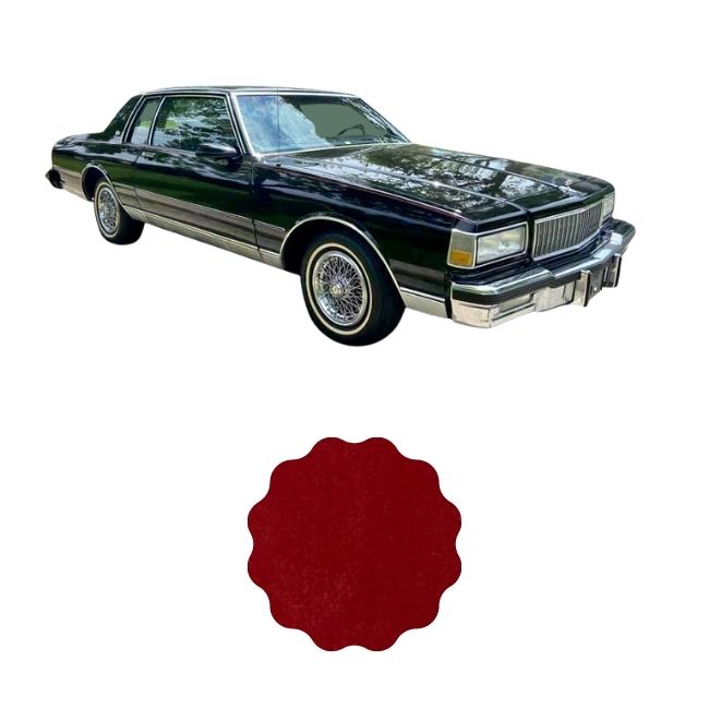 Revestimiento de gamuza para techo de Chevy Caprice Coupe y Sedán 1979-1989