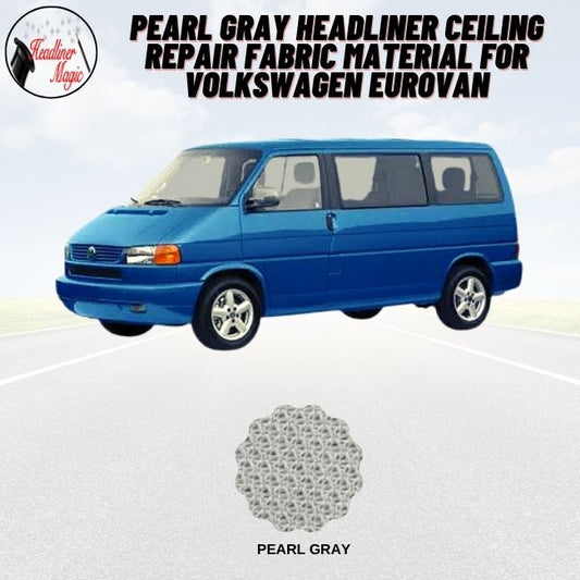 Material de tela para reparación de techo de Volkswagen Eurovan en color GRIS PERLA