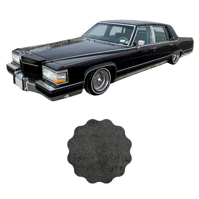 Material de revestimiento de techo de gamuza elástica compatible con Cadillac Brougham