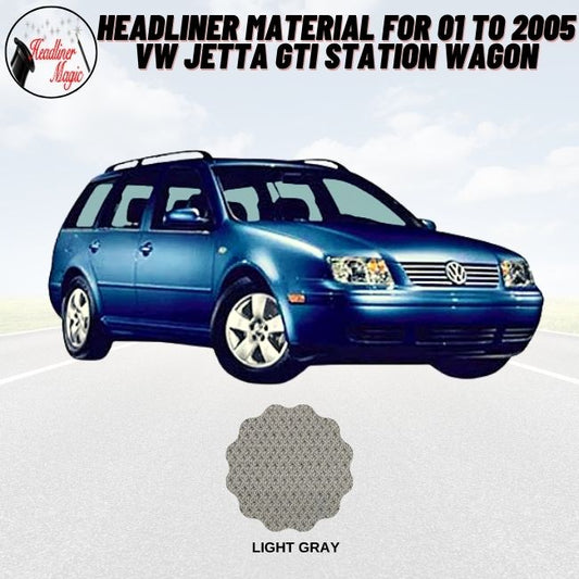 Material del techo interior para VW Jetta GTI Station Wagon de 2001 a 2005