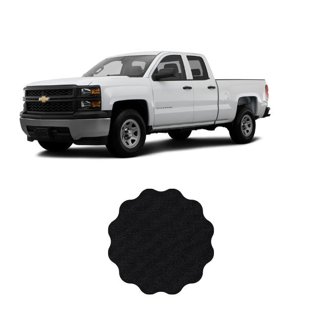 Material de tela para revestimiento de techo de camionetas Chevy Silverado Crew Cab 2500 y HD de 2000 a 2014