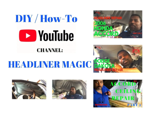 Headliner Ceiling Repair Fabric Material for Chevy Silverado Truck - Headliner Magic Chevy, Dodge, Ford, GMC, Toyota