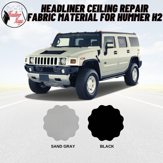 Headliner Ceiling Repair Fabric Material for Hummer H2 - Headliner