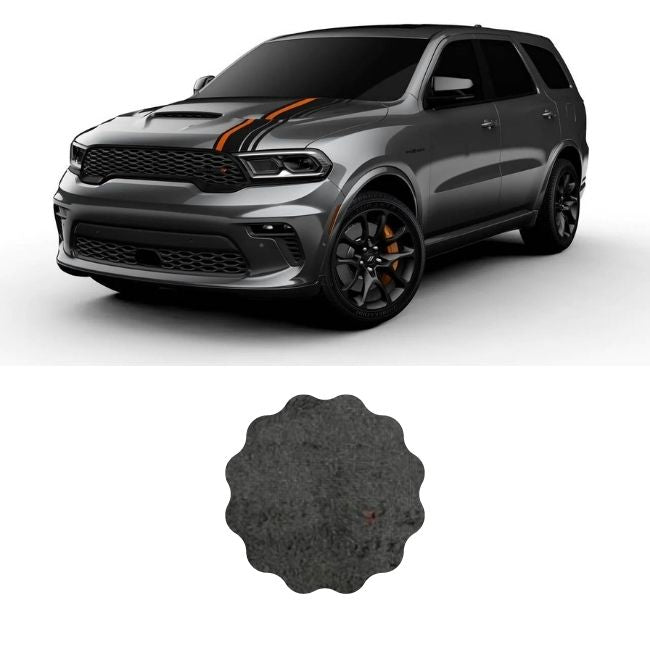 Material de tela para reparación de techo de gamuza elástica para Dodge Durango