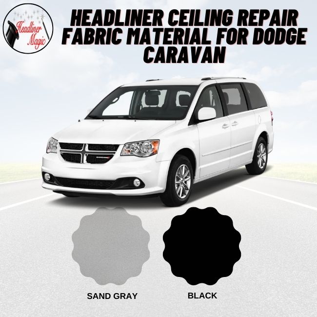 Material de tela para reparar el revestimiento del techo del Dodge Caravan
