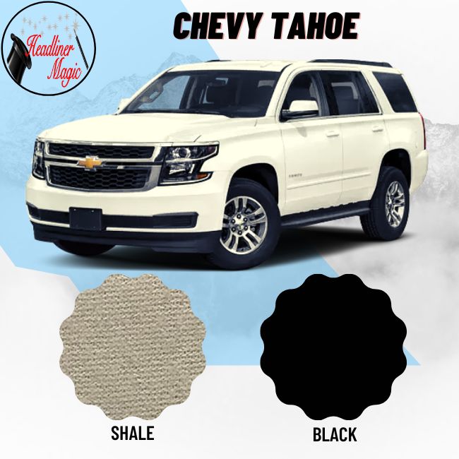 Headliner Ceiling Repair Fabric Material for Chevy Tahoe 4 Door - Headliner Magic Chevy