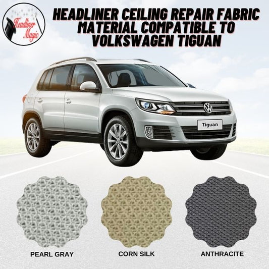 Material de tela para reparar el techo del techo compatible con Volkswagen Tiguan