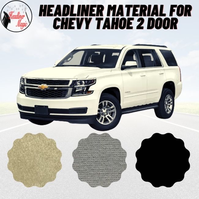 Material para el revestimiento del techo de Chevy Tahoe de 2 puertas