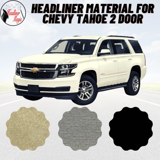 Material para el revestimiento del techo de Chevy Tahoe de 2 puertas