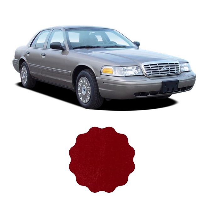 Revestimiento de gamuza elástica para el techo del Ford Crown Victoria