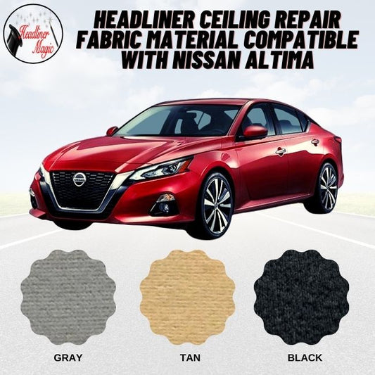 Material de tela para reparar el techo del techo compatible con Nissan Altima