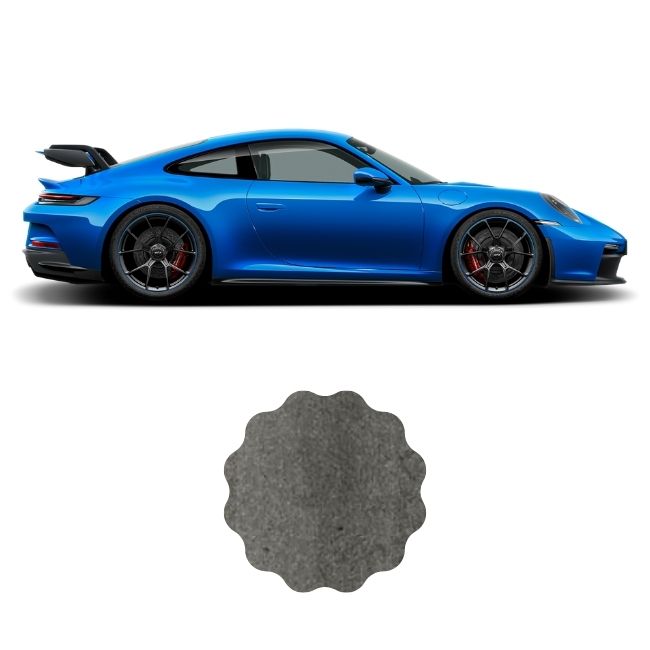 Material de tela de gamuza elástica para revestimiento de techo compatible con Porsche 911 GT3
