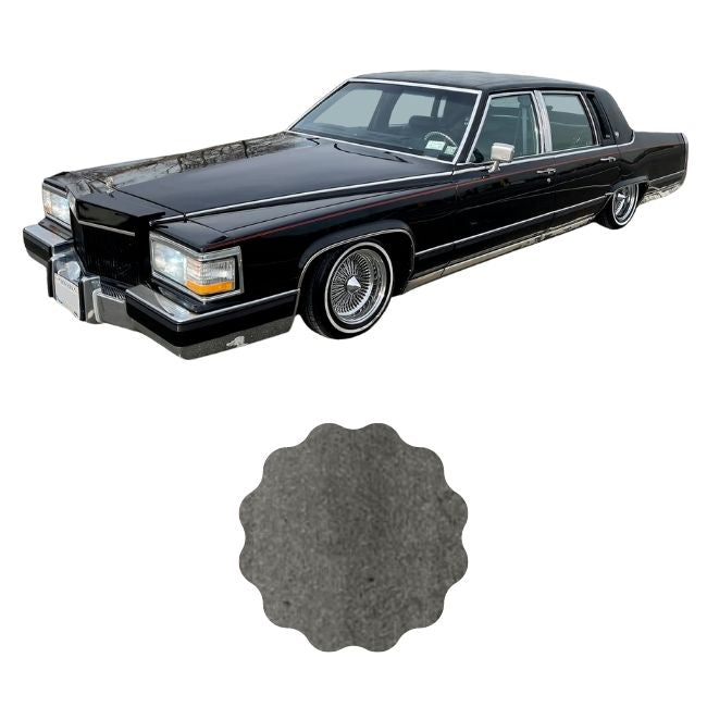 Material de revestimiento de techo de gamuza elástica compatible con Cadillac Brougham