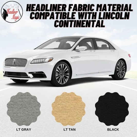 Headliner Fabric Material Compatible With Lincoln Continental Headliner Magic