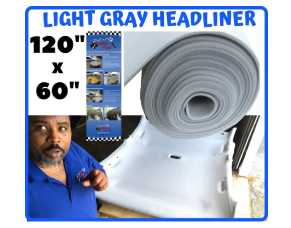 Headliner Ceiling Repair Fabric Material for 01 to 2005 VW Jetta GTI Station Wagon - Headliner Magic Volkswagen