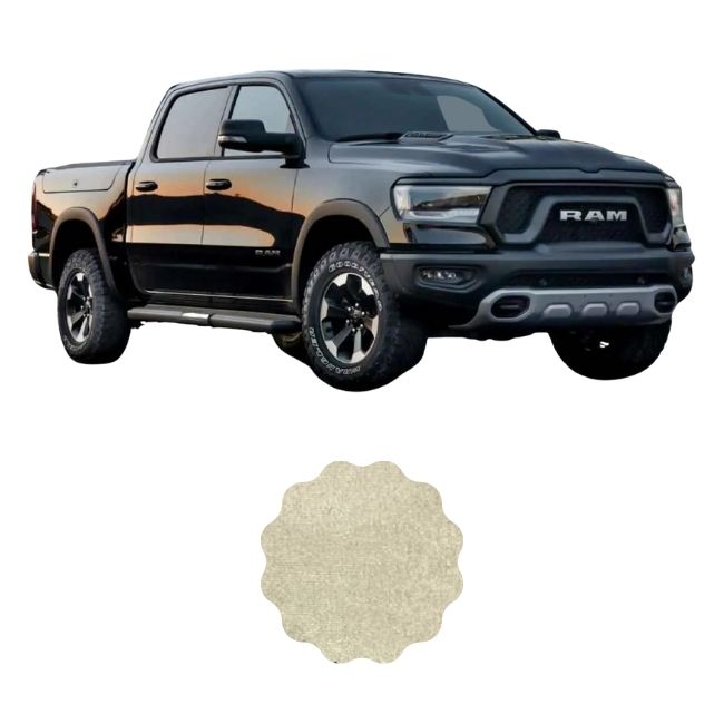 Material de revestimiento de gamuza elástica para camionetas Dodge Ram