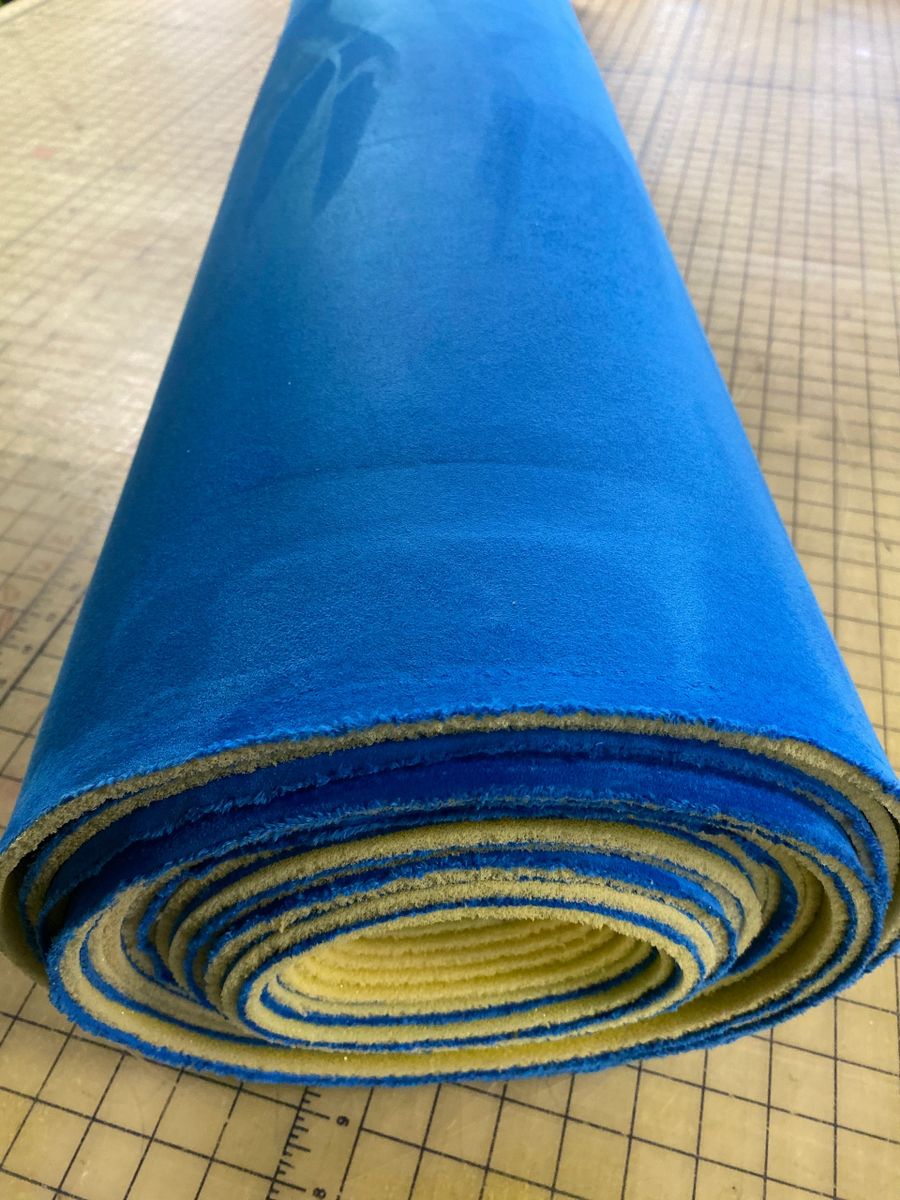 6" X 6" SWATCH SAMPLE - Stretch Suede Headliner W/ Foam Backing - Headliner Magic Samples, Suede, Swatches