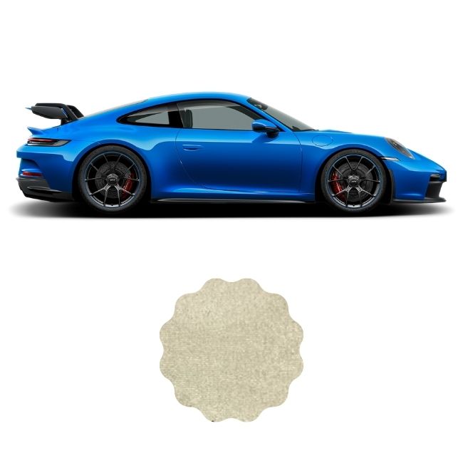 Material de tela de gamuza elástica para revestimiento de techo compatible con Porsche 911 GT3