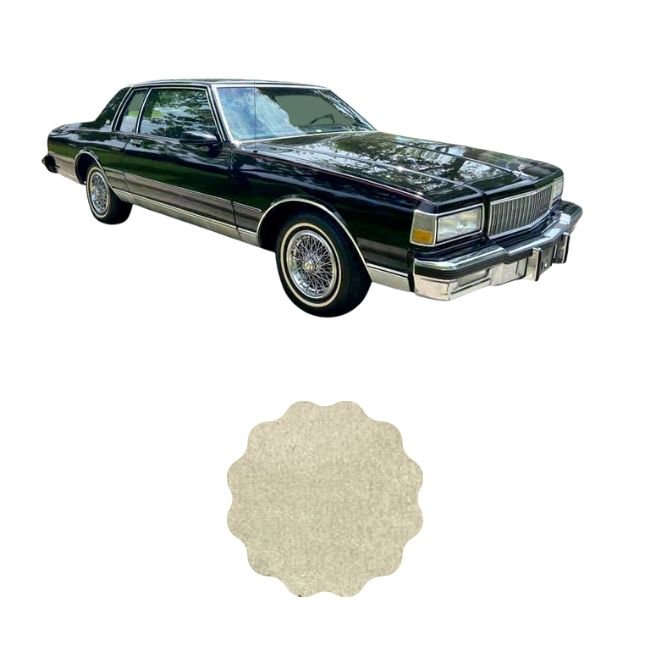 Revestimiento de gamuza para techo de Chevy Caprice Coupe y Sedán 1979-1989