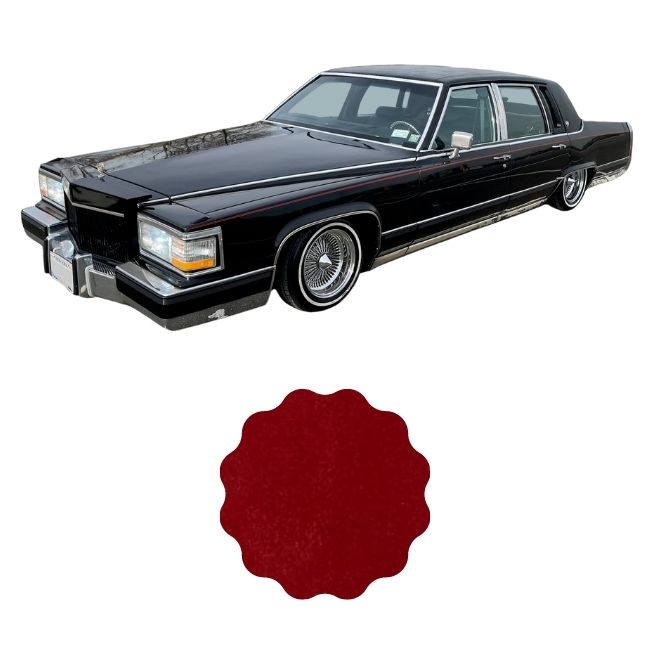 Material de revestimiento de techo de gamuza elástica compatible con Cadillac Brougham