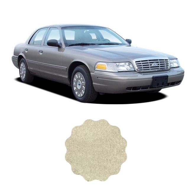 Revestimiento de gamuza elástica para el techo del Ford Crown Victoria