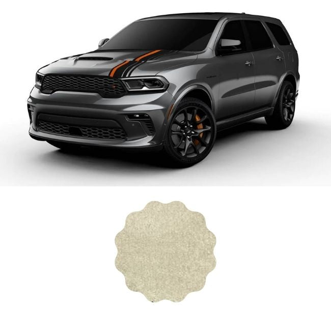 Material de tela para reparación de techo de gamuza elástica para Dodge Durango