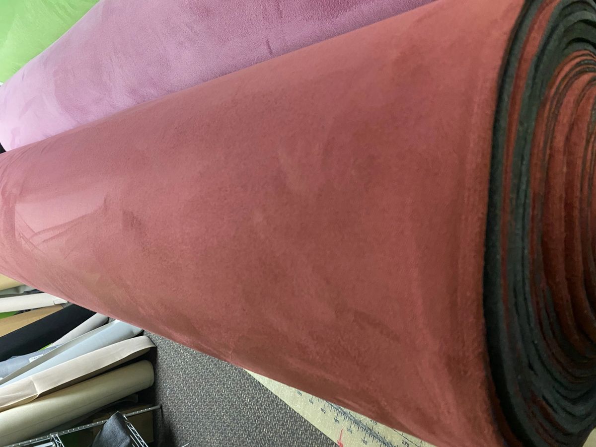 6" X 6" SWATCH SAMPLE - Stretch Suede Headliner W/ Foam Backing - Headliner Magic Samples, Suede, Swatches